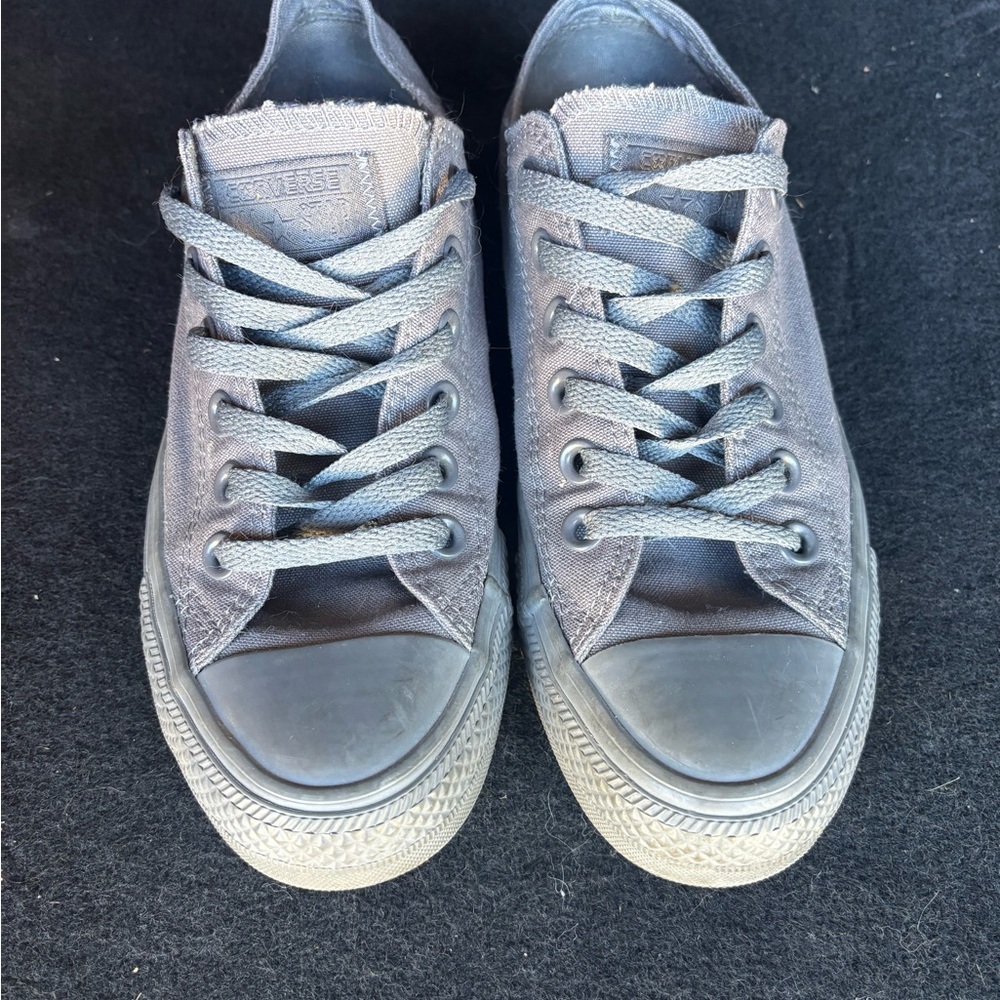 Converse Charcoal Lace-Up Sneakers - Picture 2 of 4